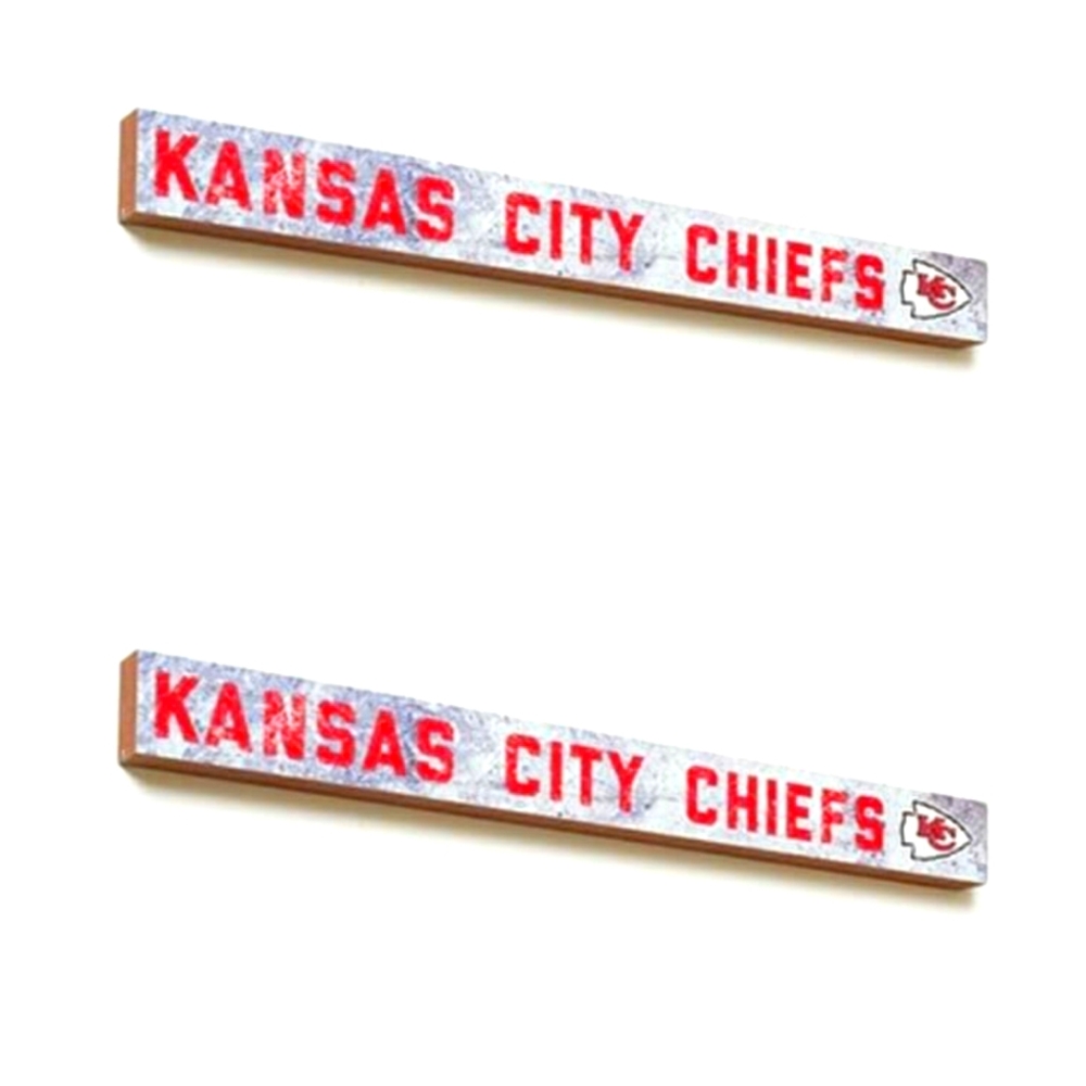 Kansas City Chiefs Plaque Sign Wood Wooden Official NFL Licensed New 16"W